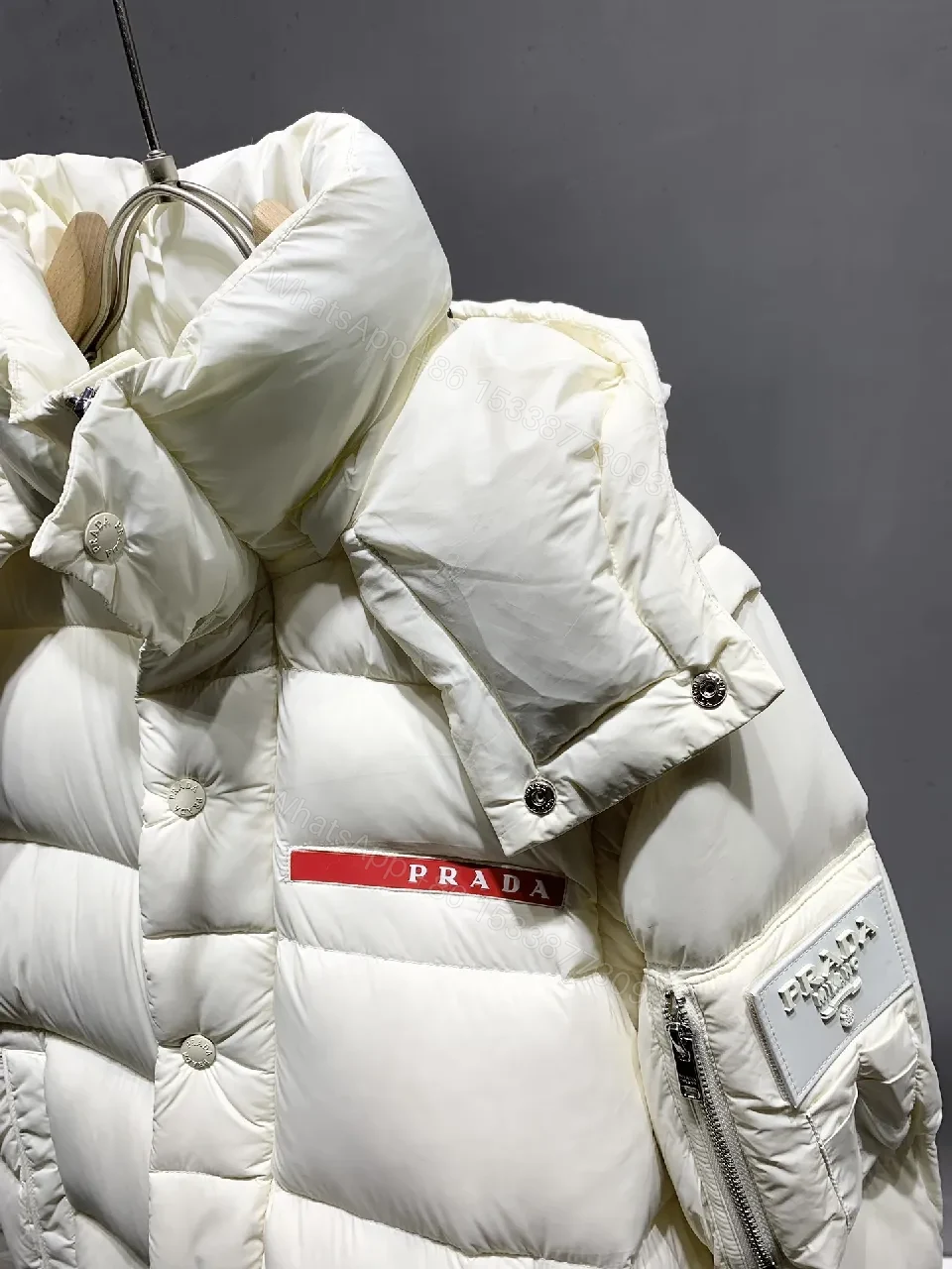 View 10 of Off-White Shade Puffer Jacket: Insulated, Durable, Chic