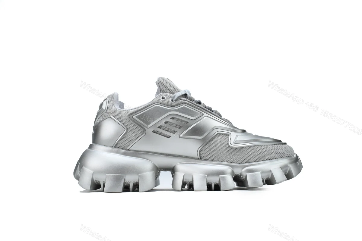 View 5 of Prada Sneakers Silvery