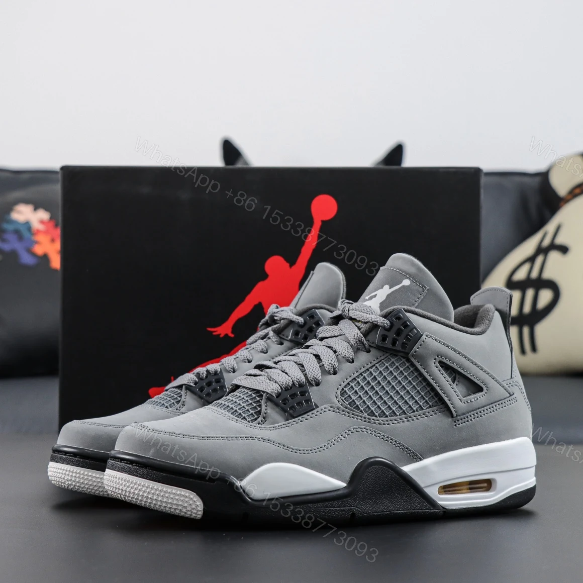 Air Jordan 4 “Cool Grey” Reps — view 1