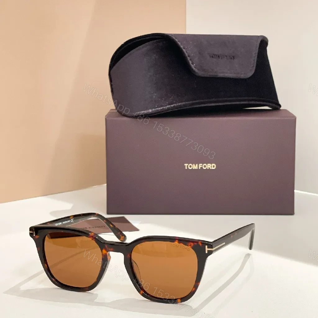 View 5 of Chic Black Acetate Sunglasses with Polarized Lenses and Case
