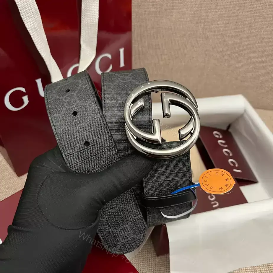 GUCCI BELT WITH INTERLOCKING G BUCKLE 4CM – B104 — view 1