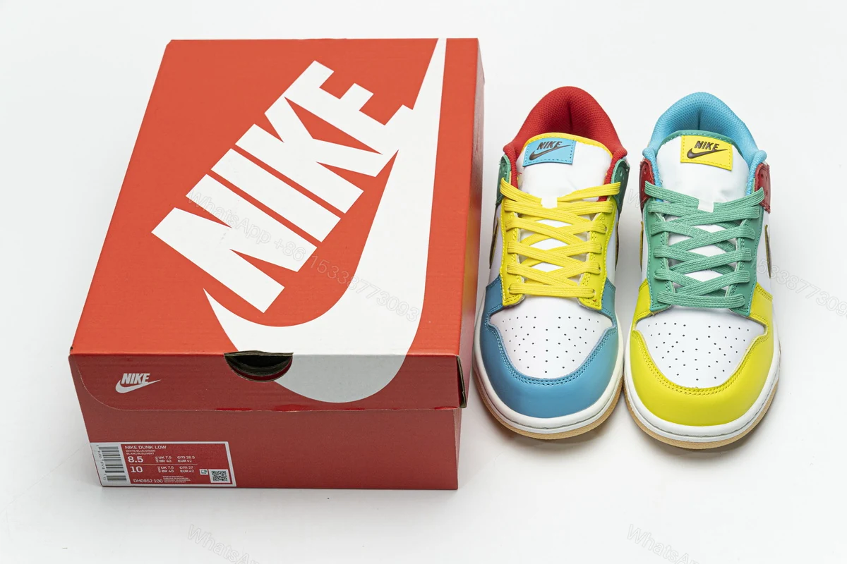 Nike Dunk Low SE Free.99 White DH0952-100 — view 2