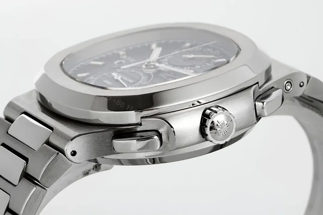 View 7 of Patek Philippe Nautilus Gold Eagle 5990/1A Silver Watch