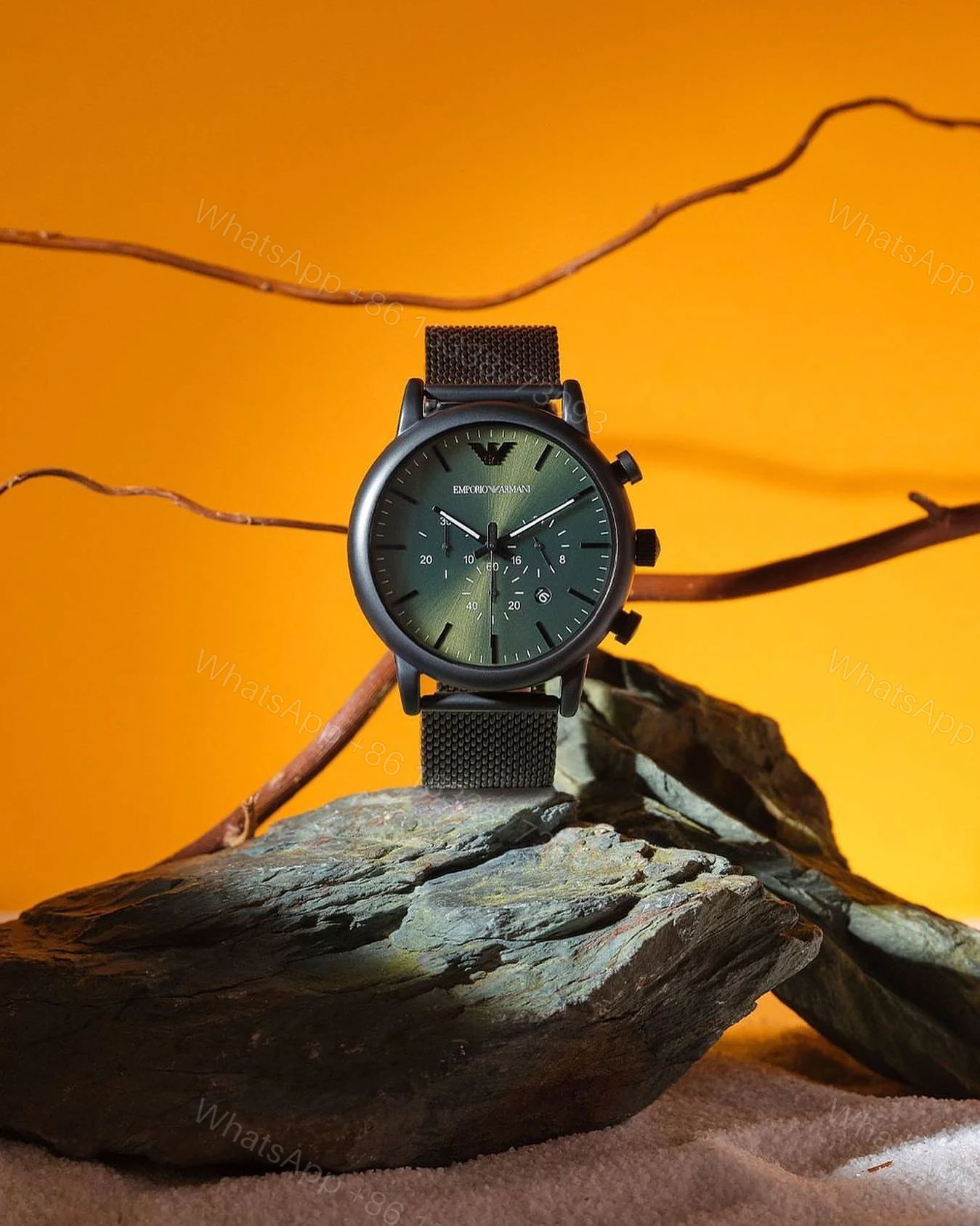 View 4 of First Copy Emporio Armani AR1968 Men’s Luxury Chronograph Watch