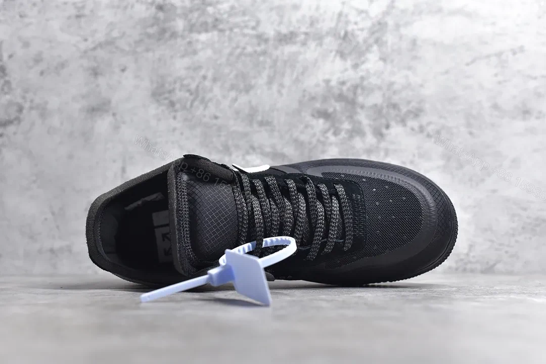 View 4 of Off White x Nike Air Force 1 Low Black White Reps
