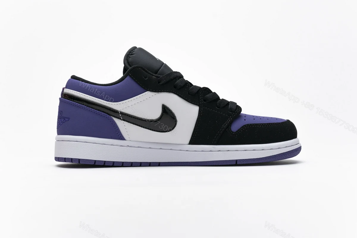 View 2 of Air Jordan 1 Low Court Purple 553558-125