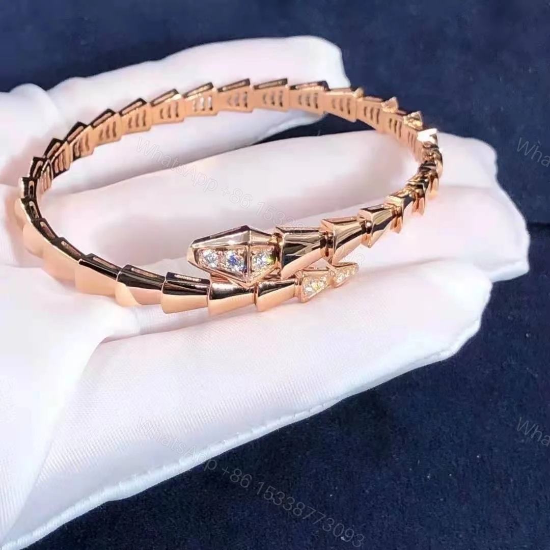 View 2 of Bvlgari Serpenti Viper 18kt rose gold bracelet
