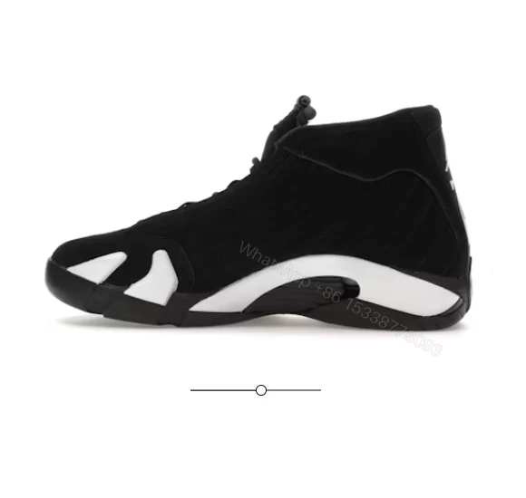 View 3 of Air Jordan 14 Retro Black White