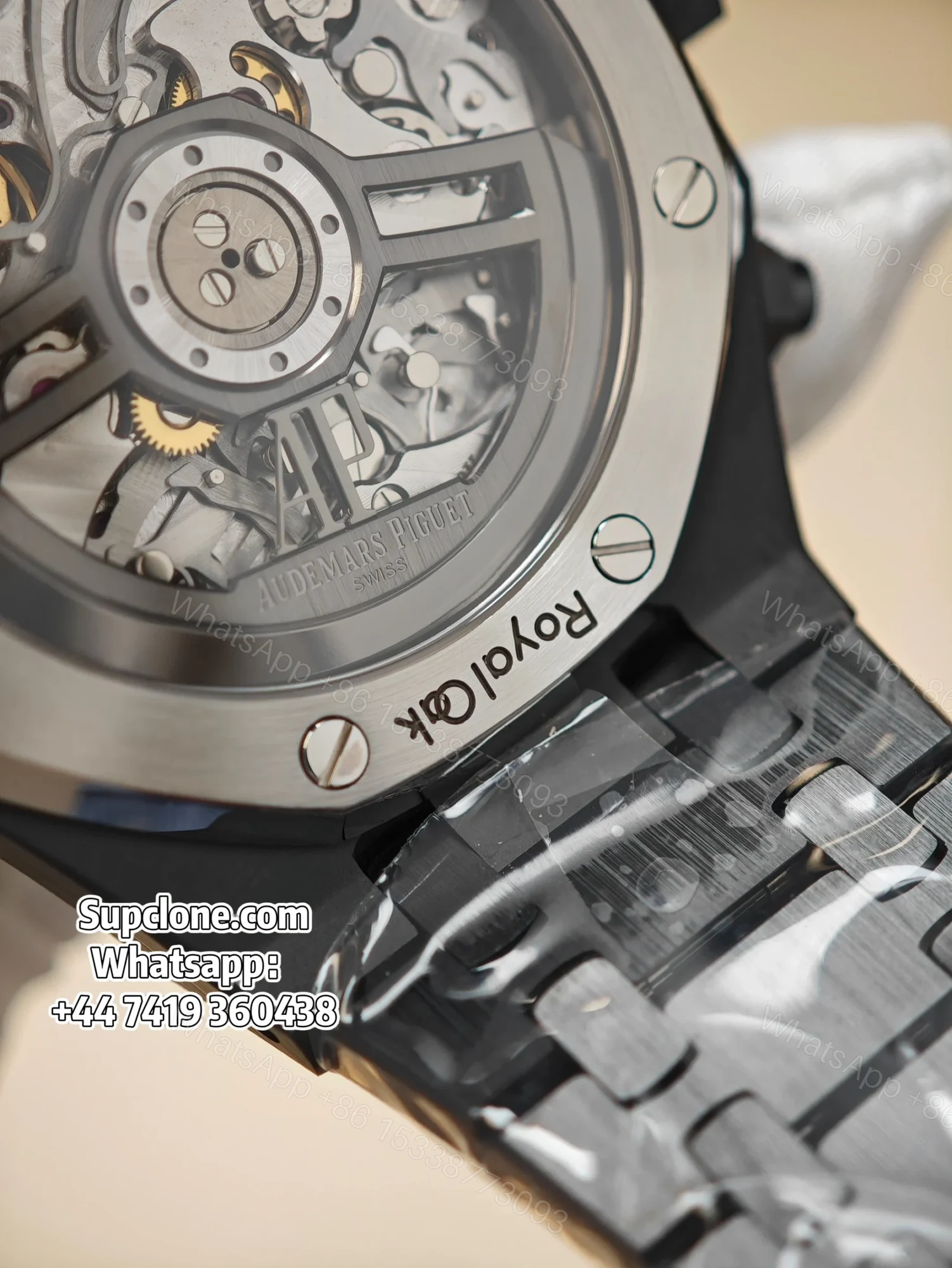 View 12 of Audemars Piguet Super Clone Royal Oak Ceramic Black Dial 26240 Chronograph 41mm
