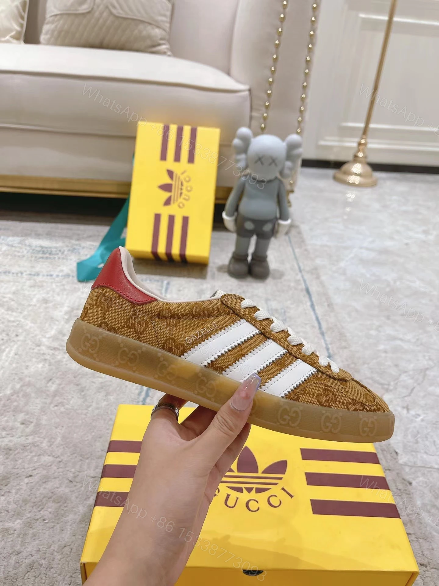 View 4 of GG × Adidas Gazelle