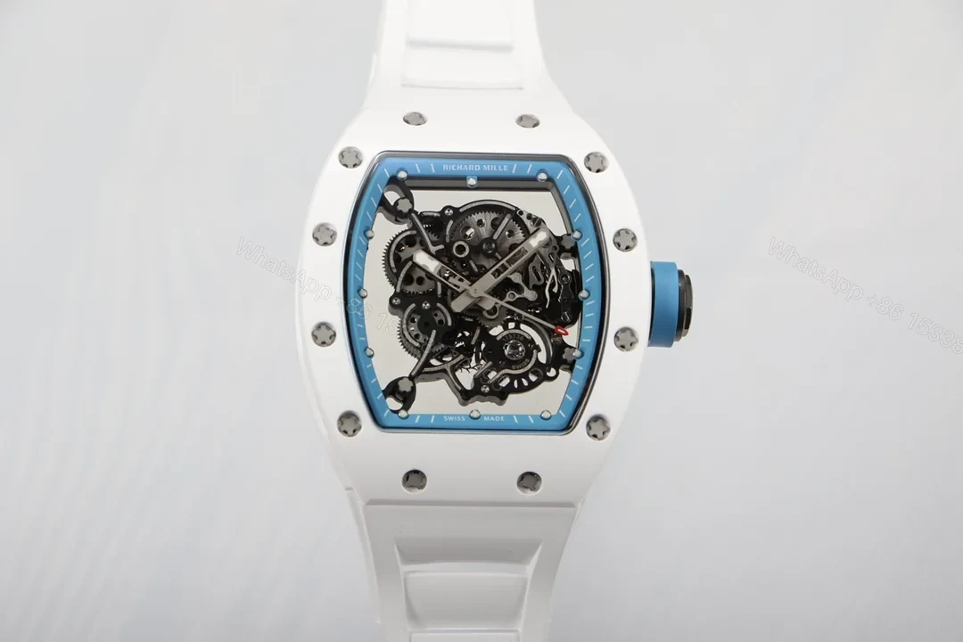 Richard Mille RM055 White Ceramic RMUL2 White Shock Absorber Edition RM055-WC-RMUL2-WHITE — view 1