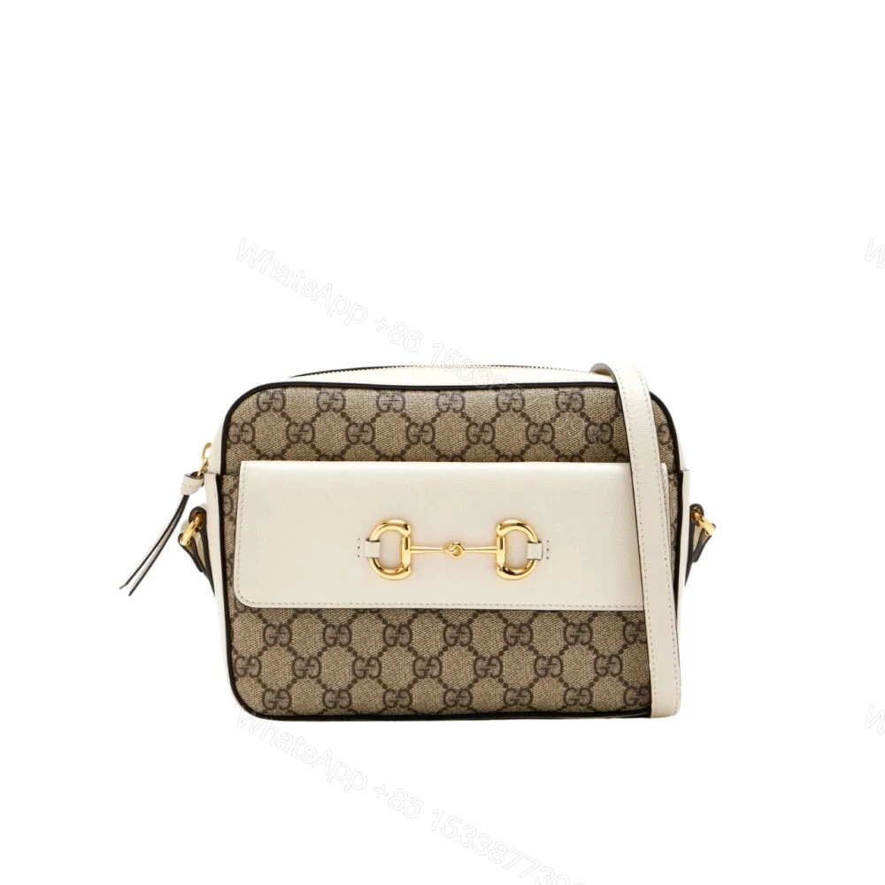 Gucci Horsebit 1955 Small Shoulder Bag Beige And Ebony 23Cm 645454 92TCG 9761 — view 1