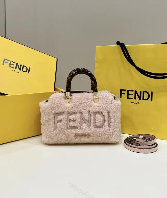 Luxed Everyday Tote: Plush Fur, Fendi Flair Bag — view 1