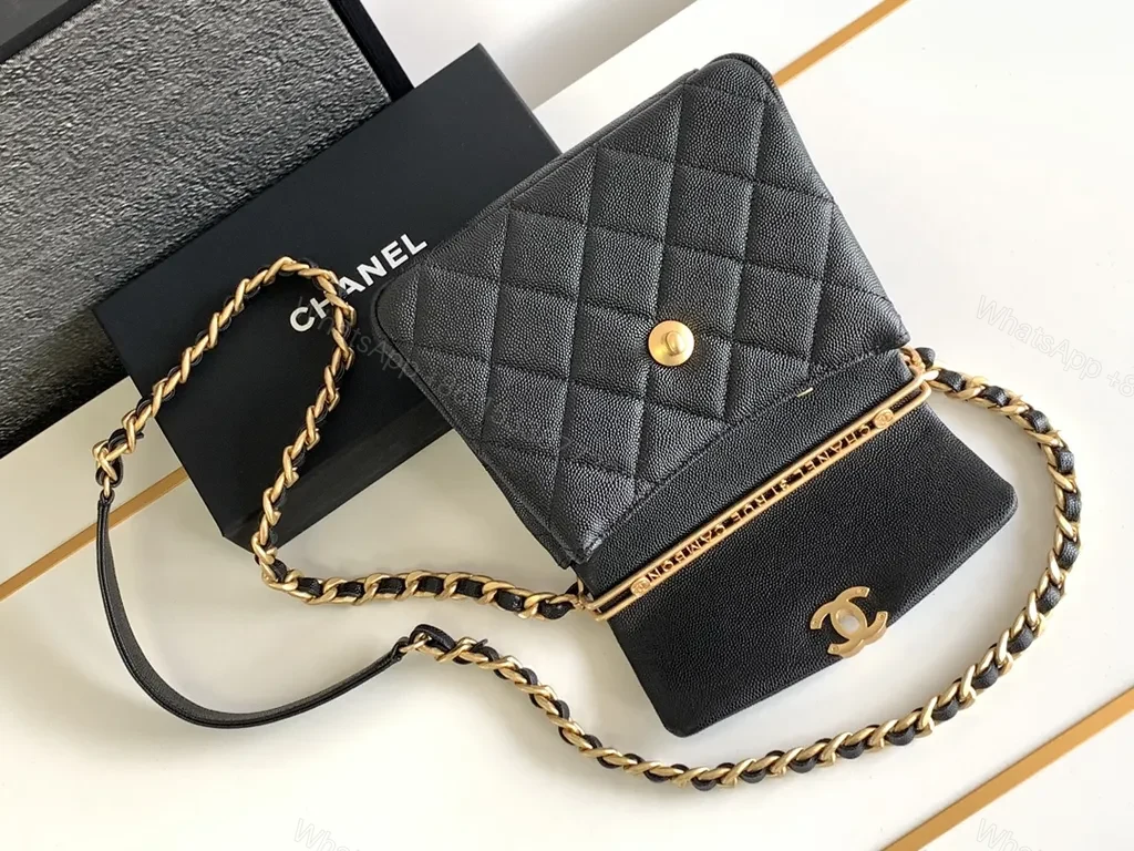 View 9 of Quilted Chanel-Inspired Crossbody: Effortless Luxury