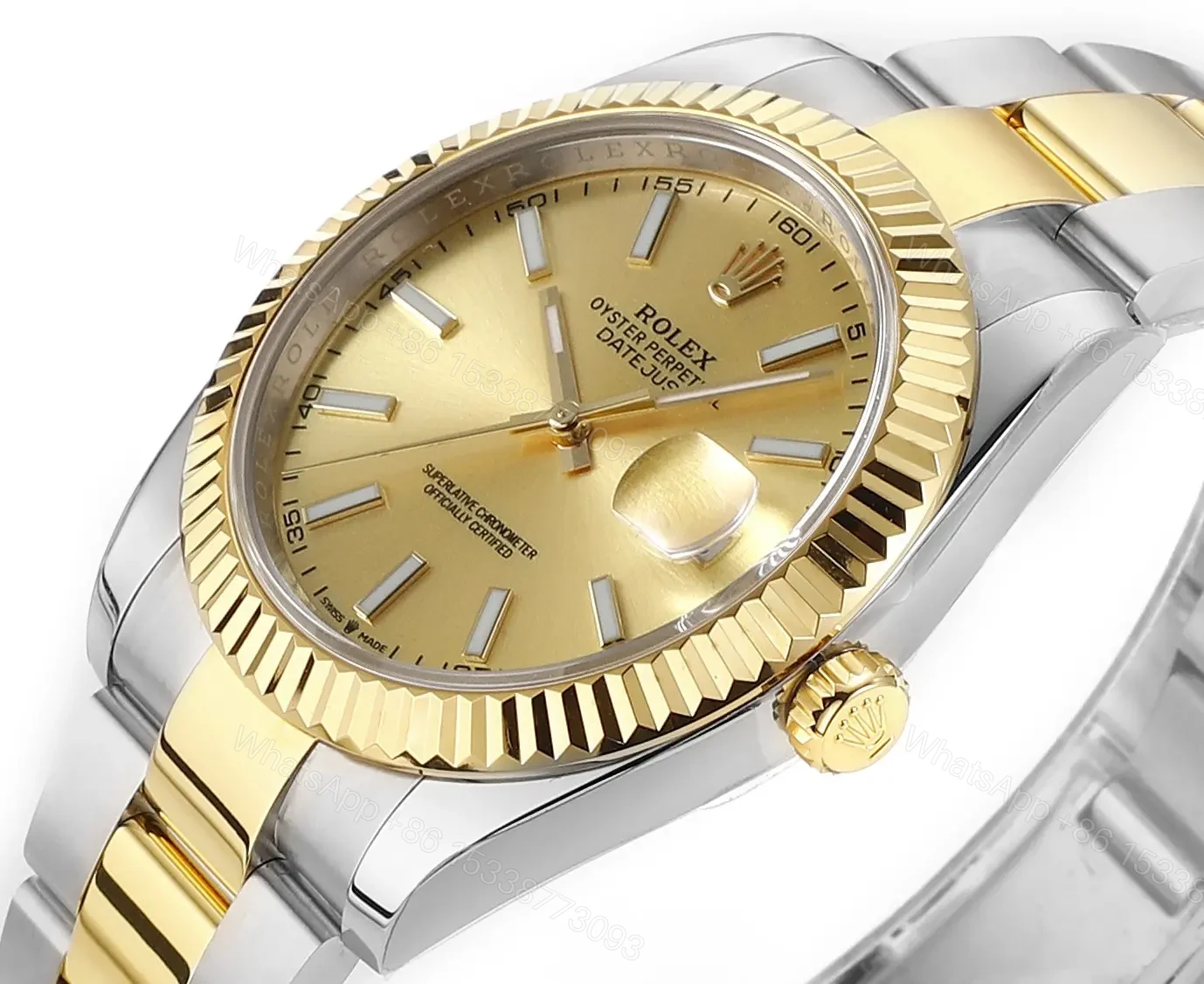 View 4 of C+ Factory Clean Factory DDF Classic Gold & Silver Watch 41mm