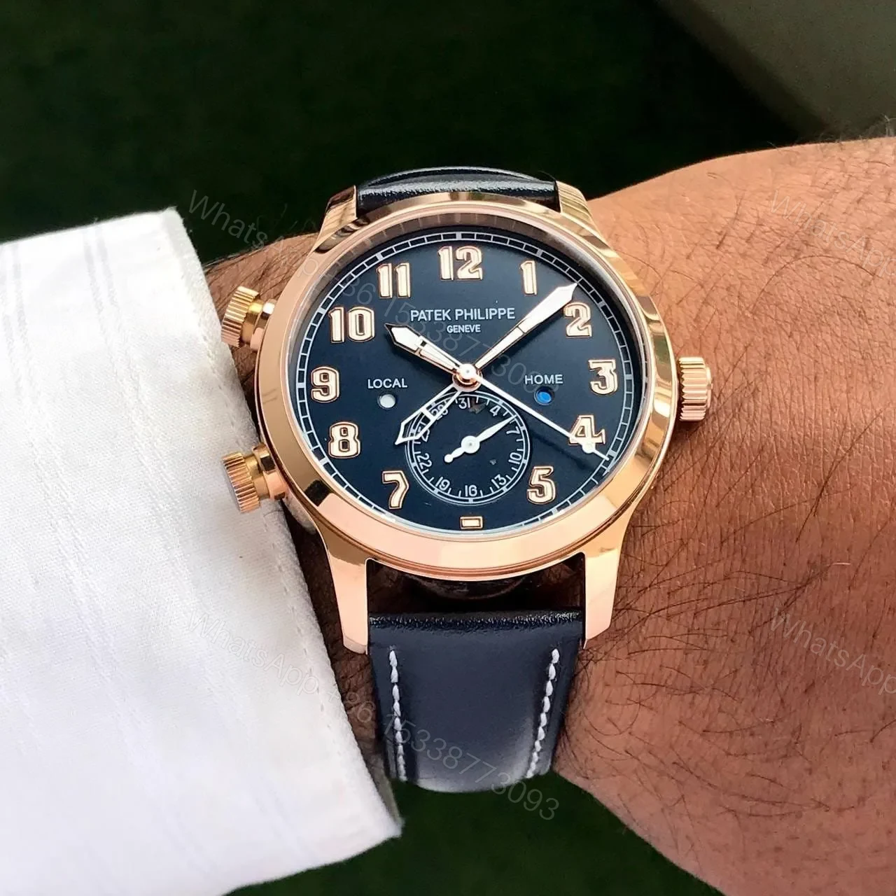View 3 of Patek Philippe Grand Pilot Calatrava