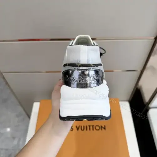 View 6 of LOUIS VUITTON RUN 55 SNEAKERS IN GREY – LSVT357