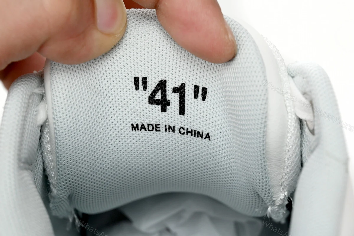View 6 of OFF-WHITE Out Of Office OOO Low Tops For Walking White Black OMIA189R21 LEA00 20101