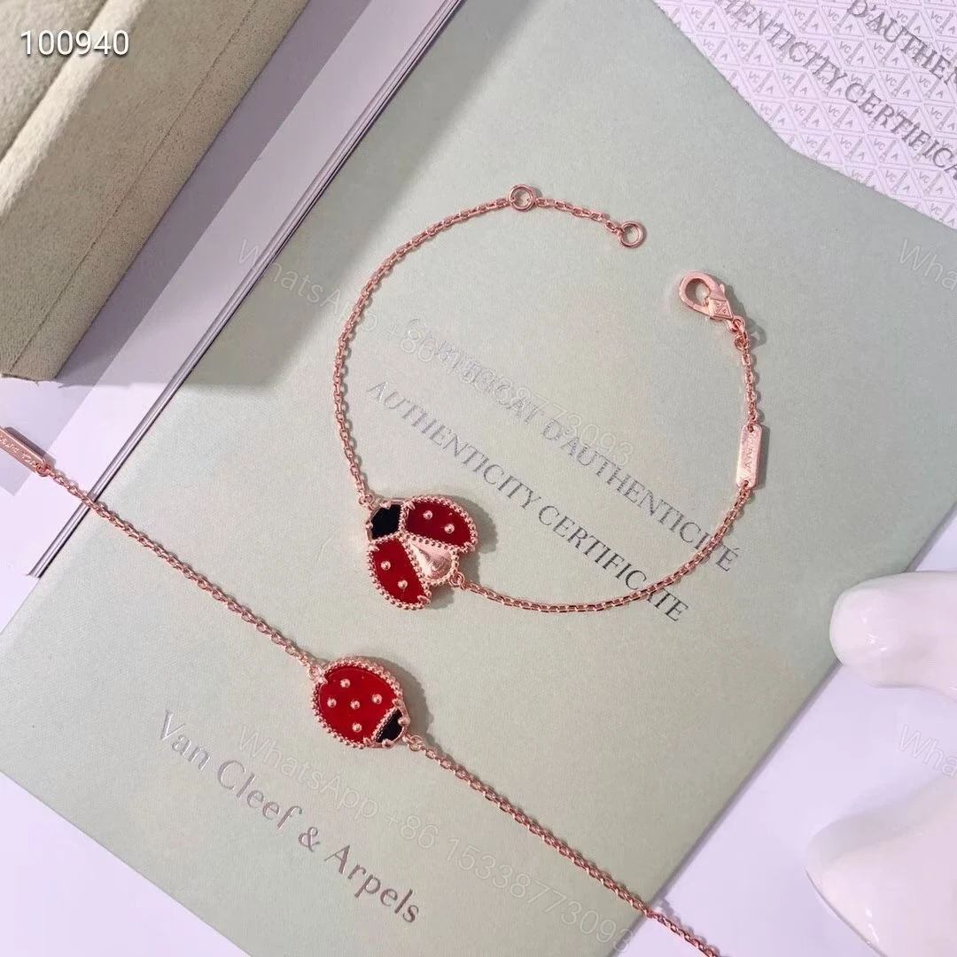 View 10 of 高仿首飾VanCleef&Arpels*RP7R000瓢蟲玫瑰金手鏈