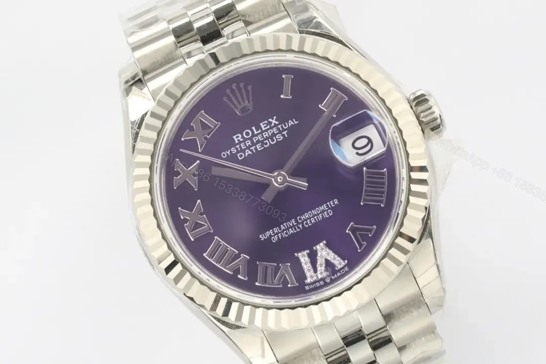 View 4 of Rolex Datejust 31 Purple Roman Watch Jubilee Ultimate 31MM 178274-0088
