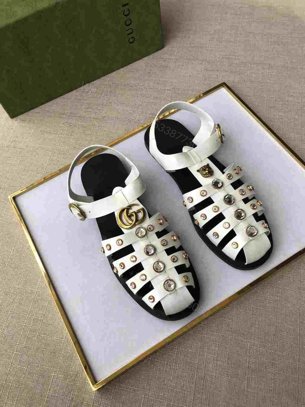 GUCCI SANDAL WITH DOUBLE G – SDG001 — view 1