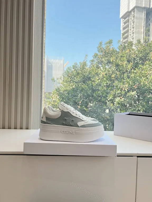 View 5 of Chic White Leather Sneakers - Premium Comfort, Designer Inspired