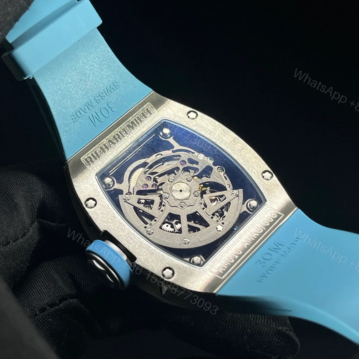 View 7 of Richard Mille RM010 Inspired Skeleton Automatic Watch RM010-SK-316L-2026