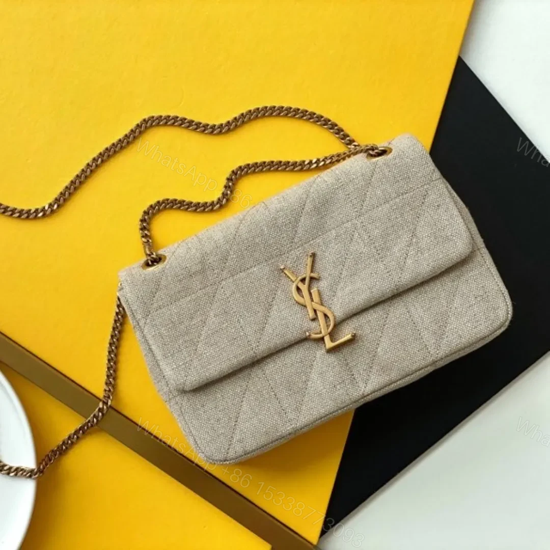 Saint Laurent Medium Jamie Carré Rive Gauche Bag ‘Beige’ — view 1