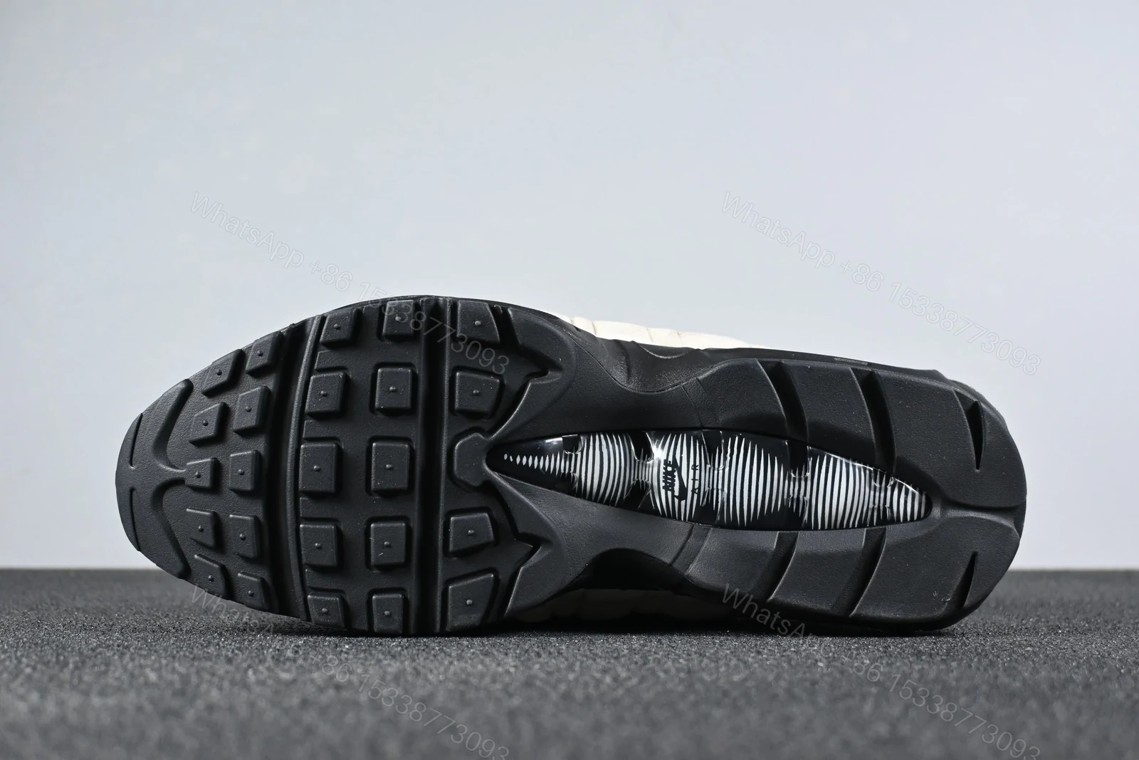 View 8 of Nike Air Max 95 Comme des Garcons Black Grey