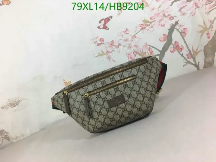 Gucci Faux Supreme GG Beige Belt Bag HC5548 – Designer High-Quality Waist Bag — view 1