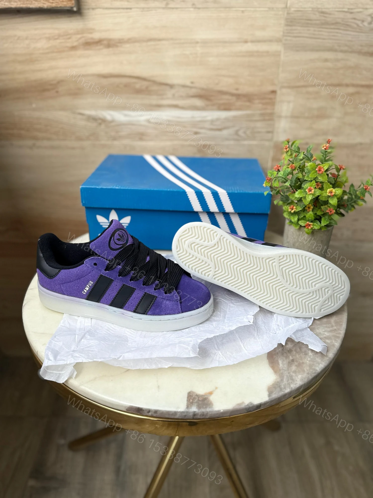 View 4 of ADIDAS ORIGINALS CAMPUS PURPLE FOR WOMAN