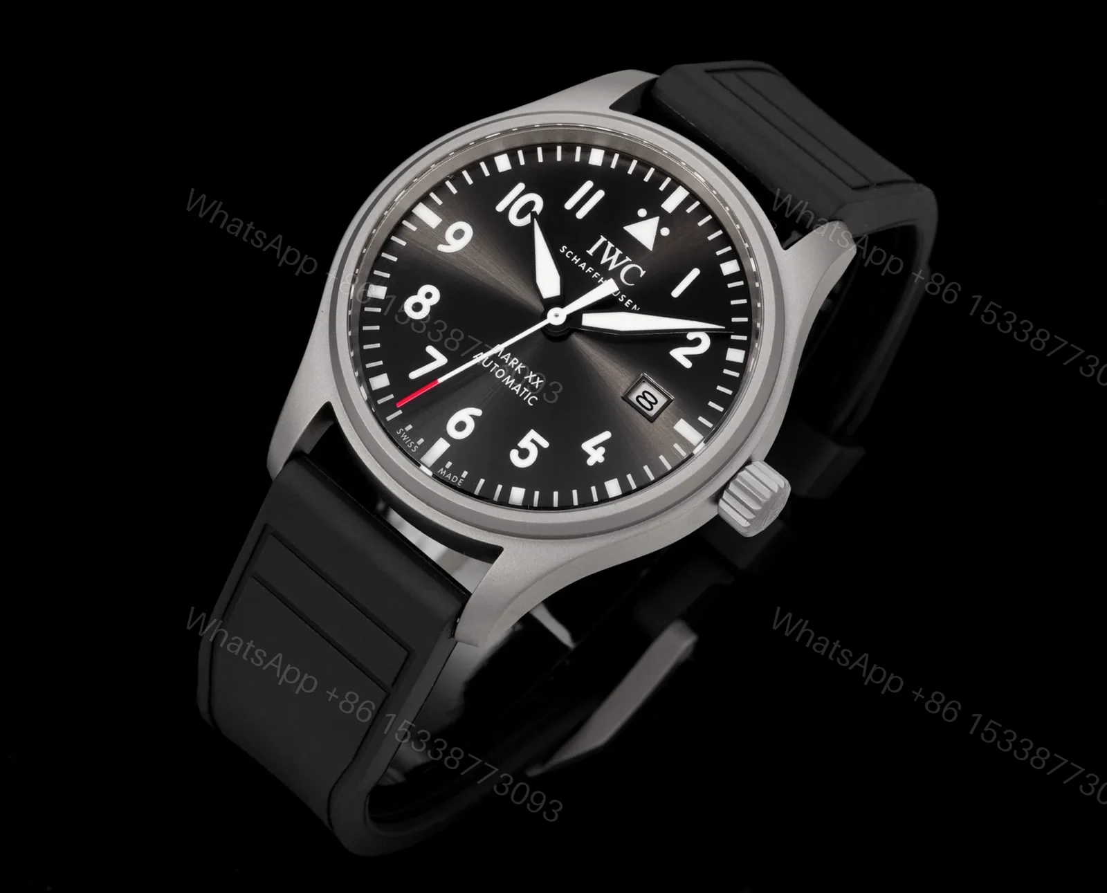 View 3 of IWC Mark XX Engineer Automatic Replica 41.6MM Blue Dial RG-IWC-MARKXX-ENG-BLUE-416