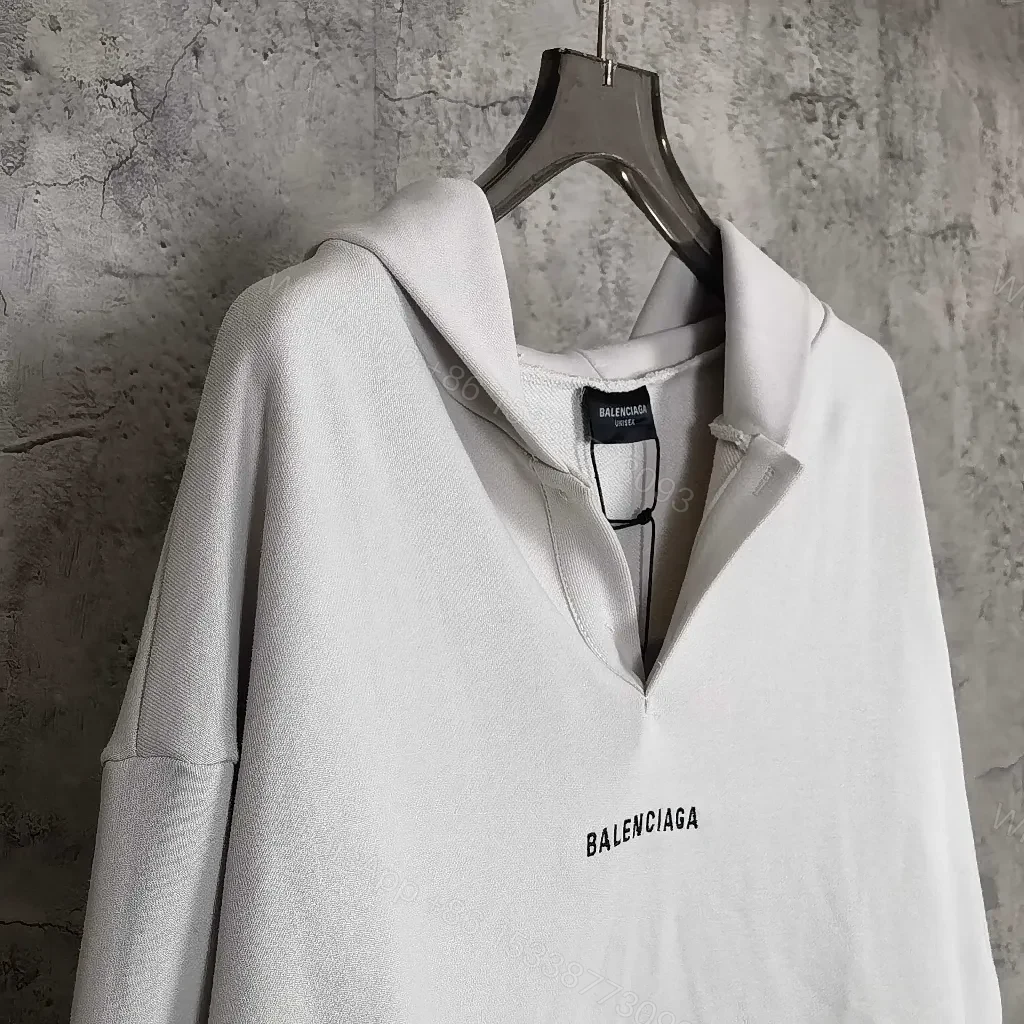 View 13 of Oversized Hoodie in Cream Cotton + Minimalist Logo Essentials