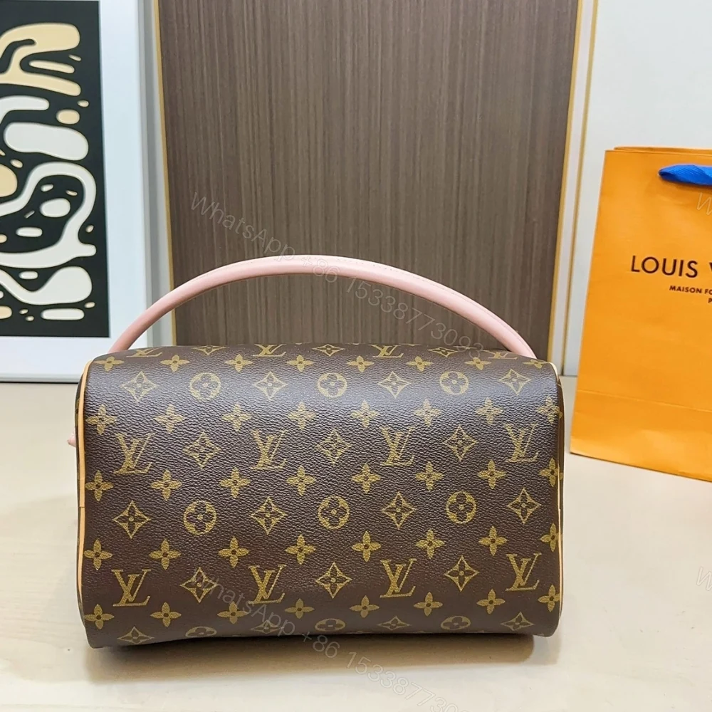 View 8 of Louis Vuitton Speedy Soft 30 Monogram Canvas Brown 30Cm M26498