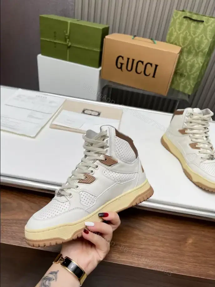 View 3 of WOMEN’S HIGH TOP DISTRESSED EFFECT SNEAKER – GC194