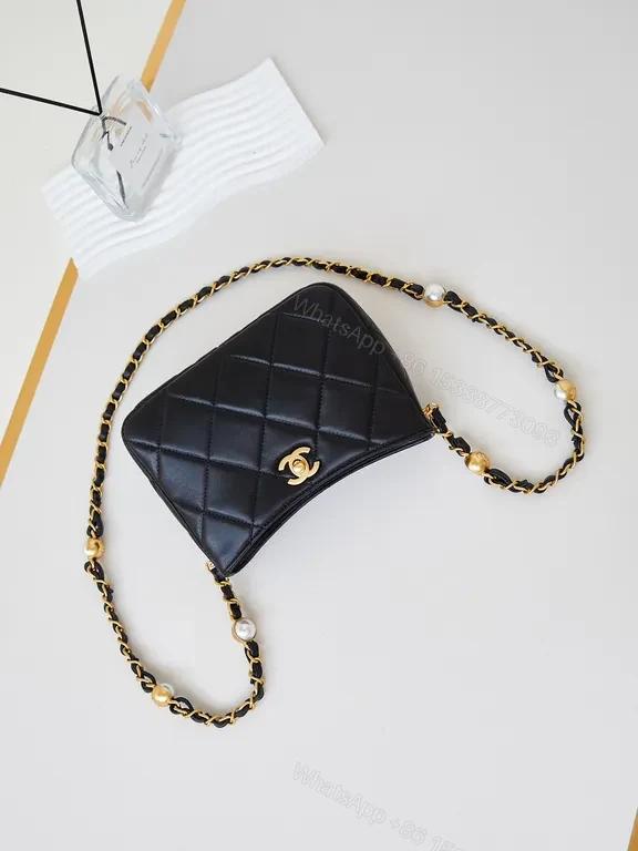 View 8 of Black Quilted Chain Bag â€“ Luxe, Iconic, Allâ€‘Day Style