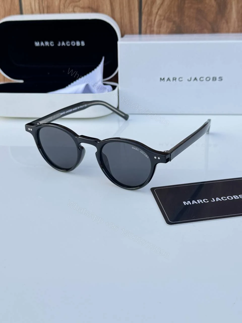 First Copy Marc Jacobs 1103 Black Luxury Designer Sunglasses — view 1