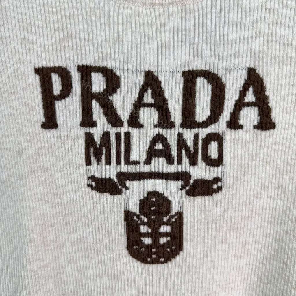 View 9 of Chic Knit Crewneck Sweatshirt with Bold Logo Detail