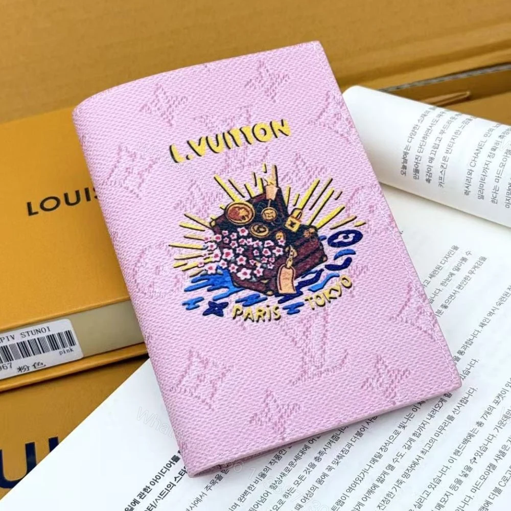 View 2 of Louis Vuitton Passport Cover Pink 14Cm M25968
