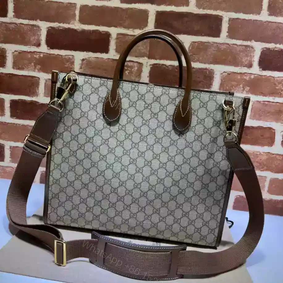 View 3 of MEDIUM TOTE WITH INTERLOCKING G – GBC051