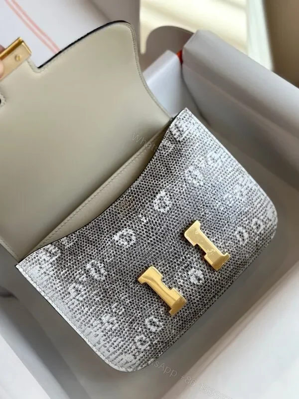 View 8 of HN 19 Omber Genuine Lizard Leather Palladium Hardware