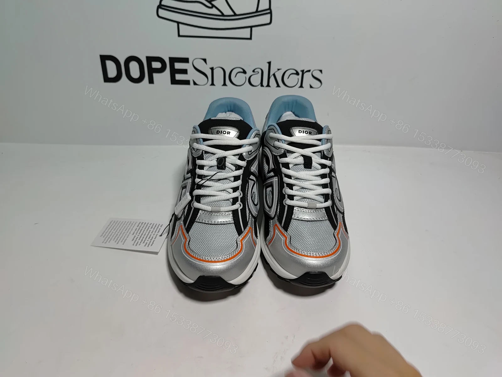 View 7 of Dior B30 Silver Dark Grey 3SN279ZYK_H882