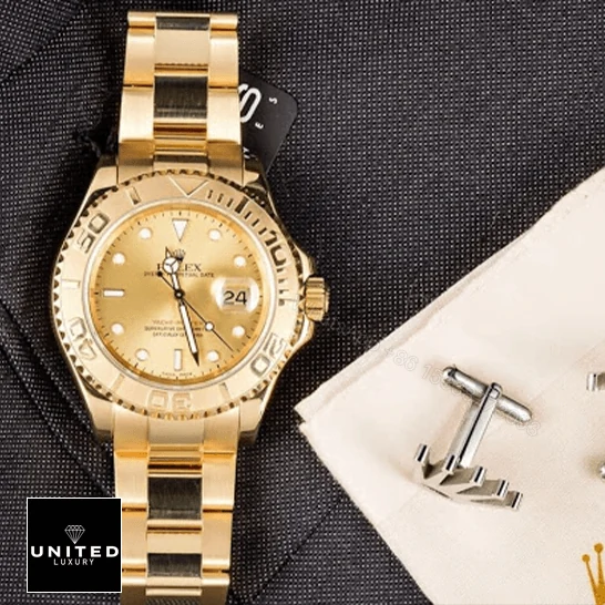 View 6 of Rolex Yacht-Master 16628 Champagne Dial Oyster