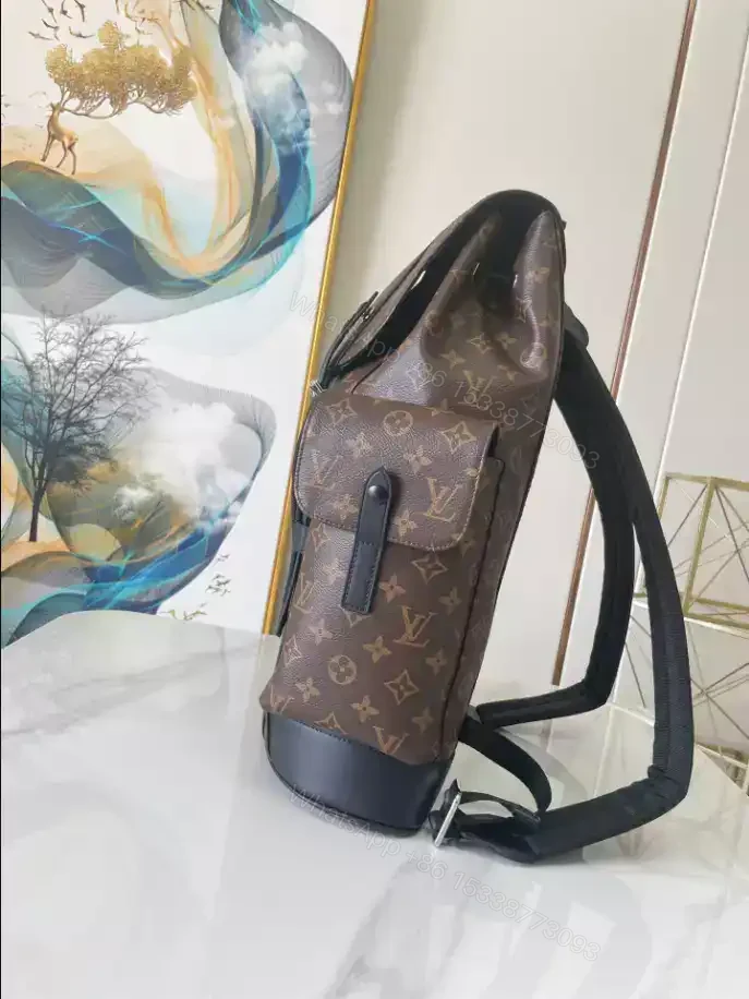 View 7 of LOUIS VUITTON CHRISTOPHER PM MONOGRAM MACASSAR CANVAS – LBV390
