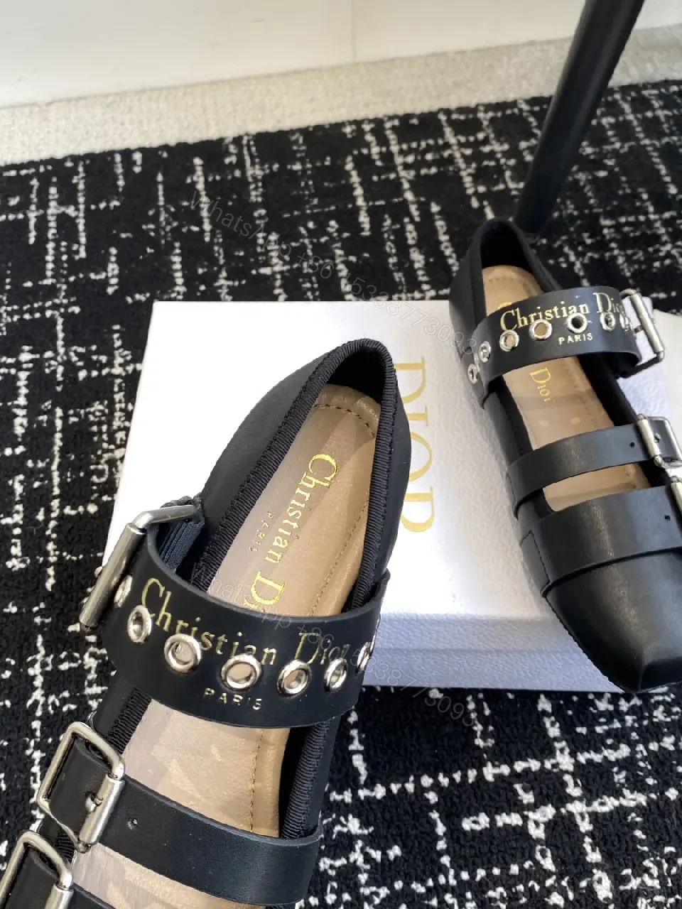 View 9 of Bold Straps Leather Mules: High-Impact, Dior-Inspired Luxury