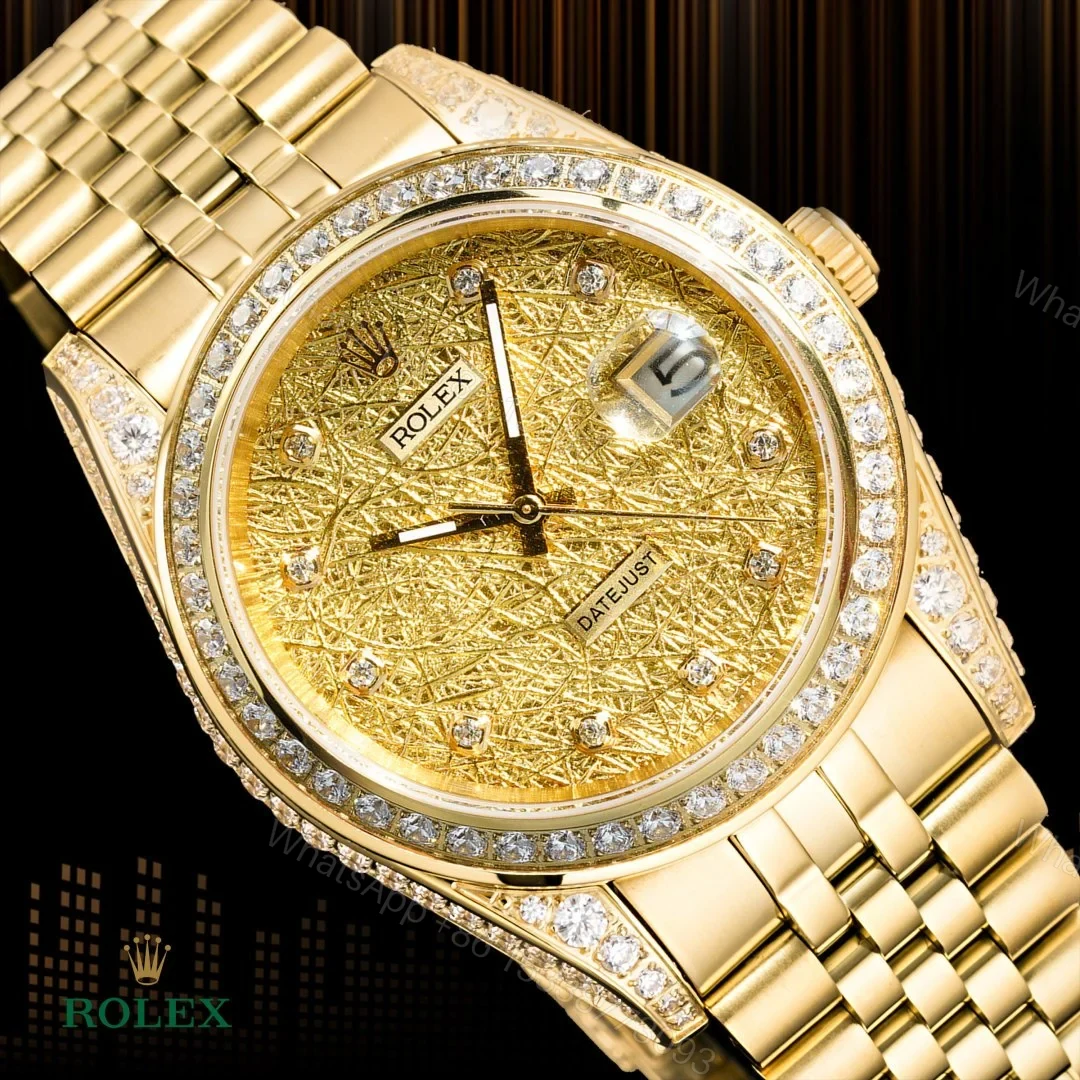 View 5 of Rolex Style Diamond Automatic Luxury Watch – 41mm Full Diamond Edition ROLEX-STYLE-DIAMOND-AUTO-41-CITIZEN