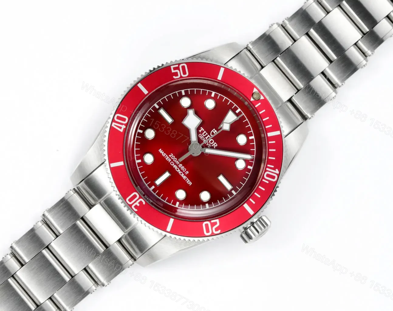 View 4 of Tudor R28 Biwan Black Bezel Black Dial Five-Link Steel Bracelet Premium 41MM TUD-R28-BLK-BEZ-5L-STL-41