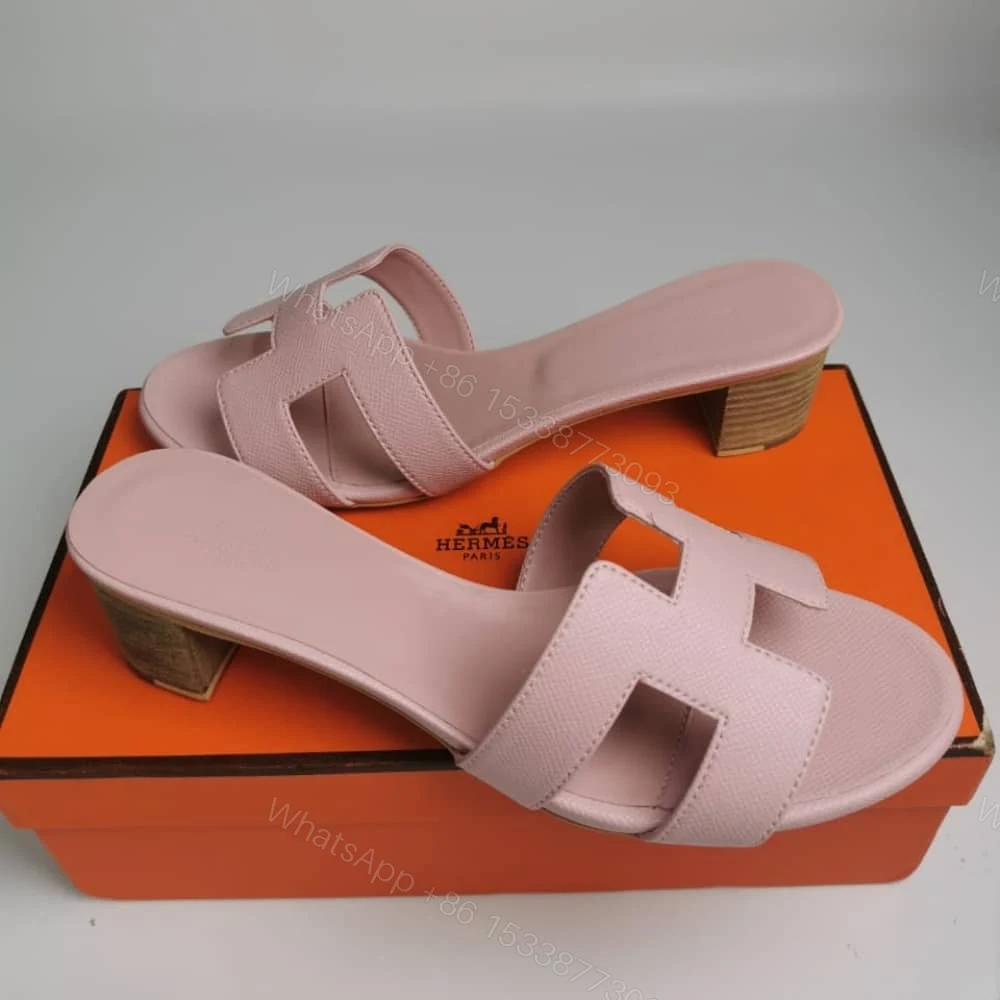 View 5 of Hermes Oasis Sandals Rose Pale H151215Z VR360