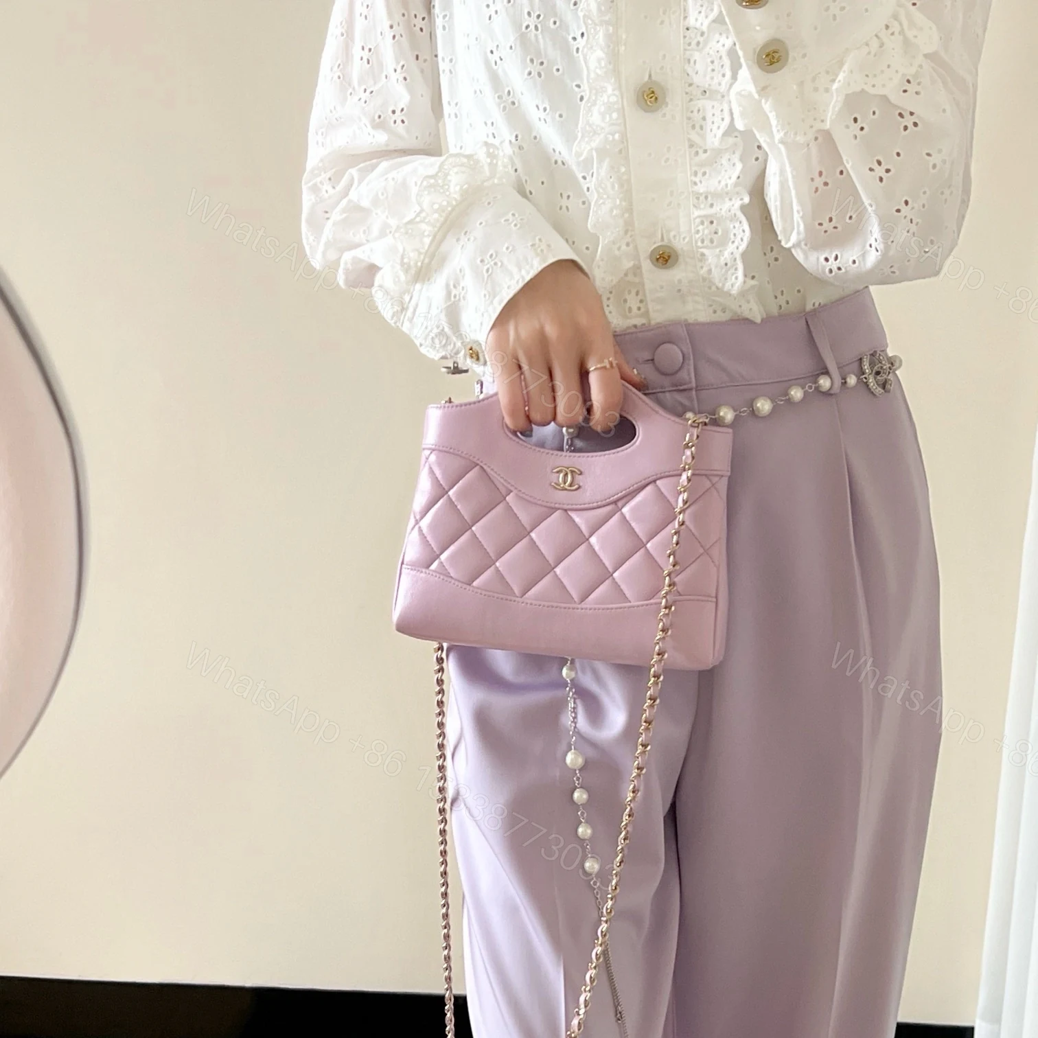 View 18 of 高仿Chanel*24S春夏系列AP3656單肩包紫色免檢版