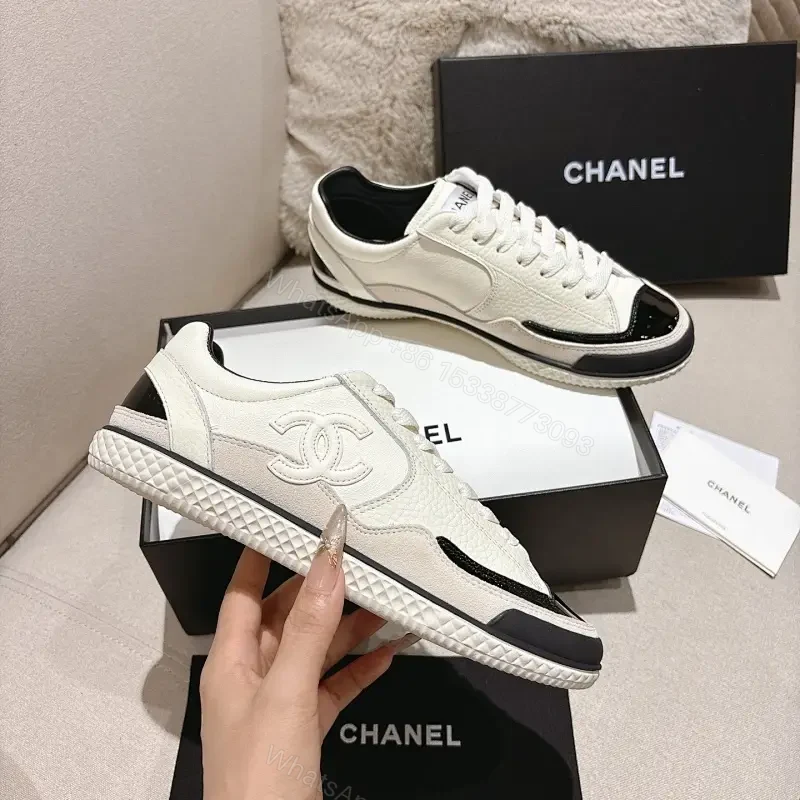 Textured Leather Luxe Sneakers for All-Day Comfort — view 1